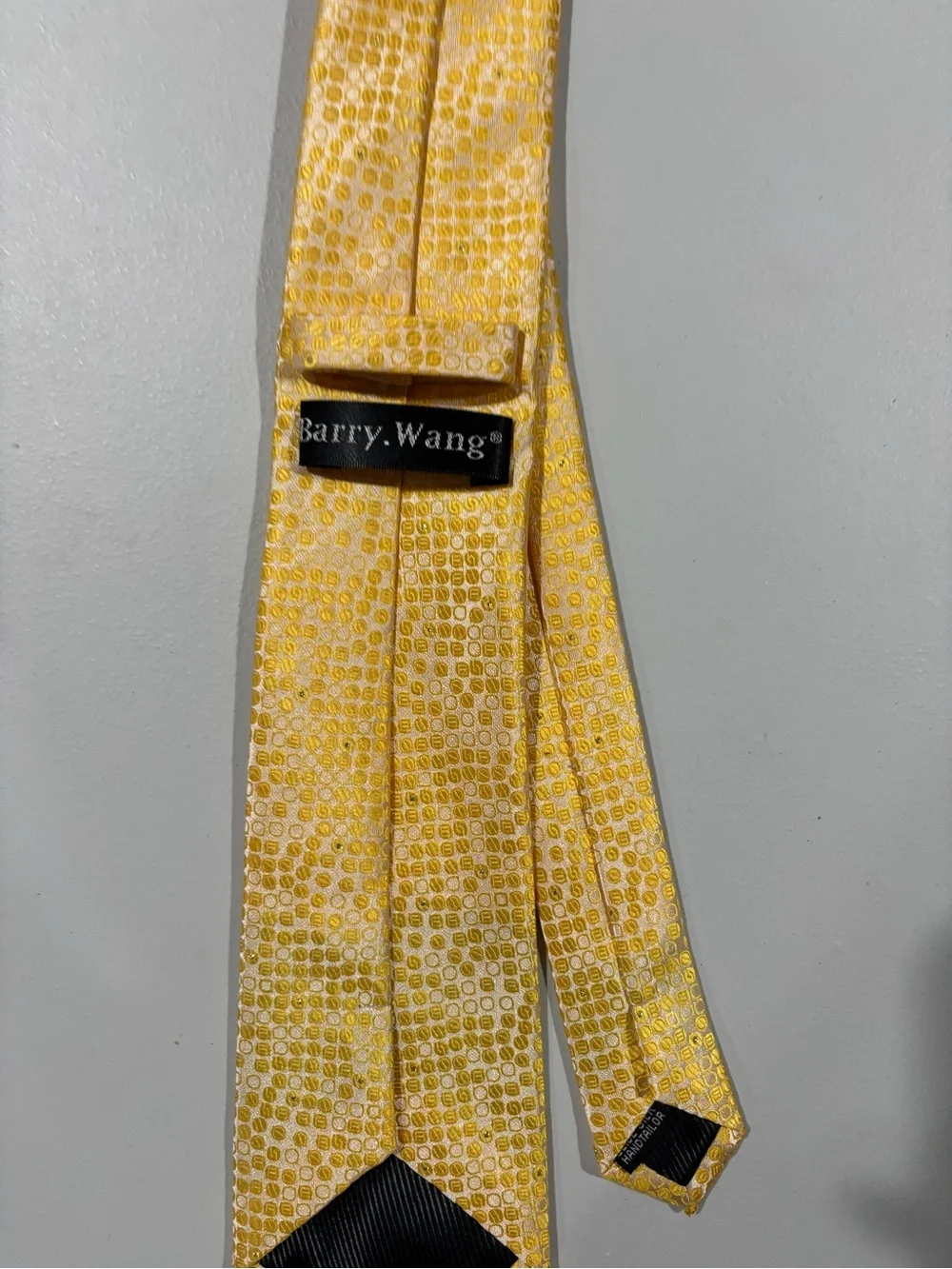 Gold Patterned Decorative Tie - Barry Wang
